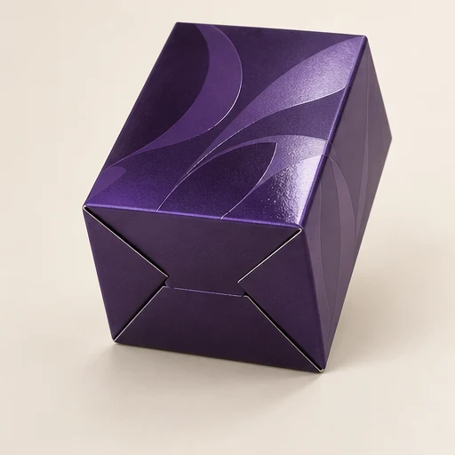 Auto-bottom / crash-lock: Pre-glued bottom panels open into position as the carton is squared. The underside view shows the bottom closure; confirm load and assembly with a sample.