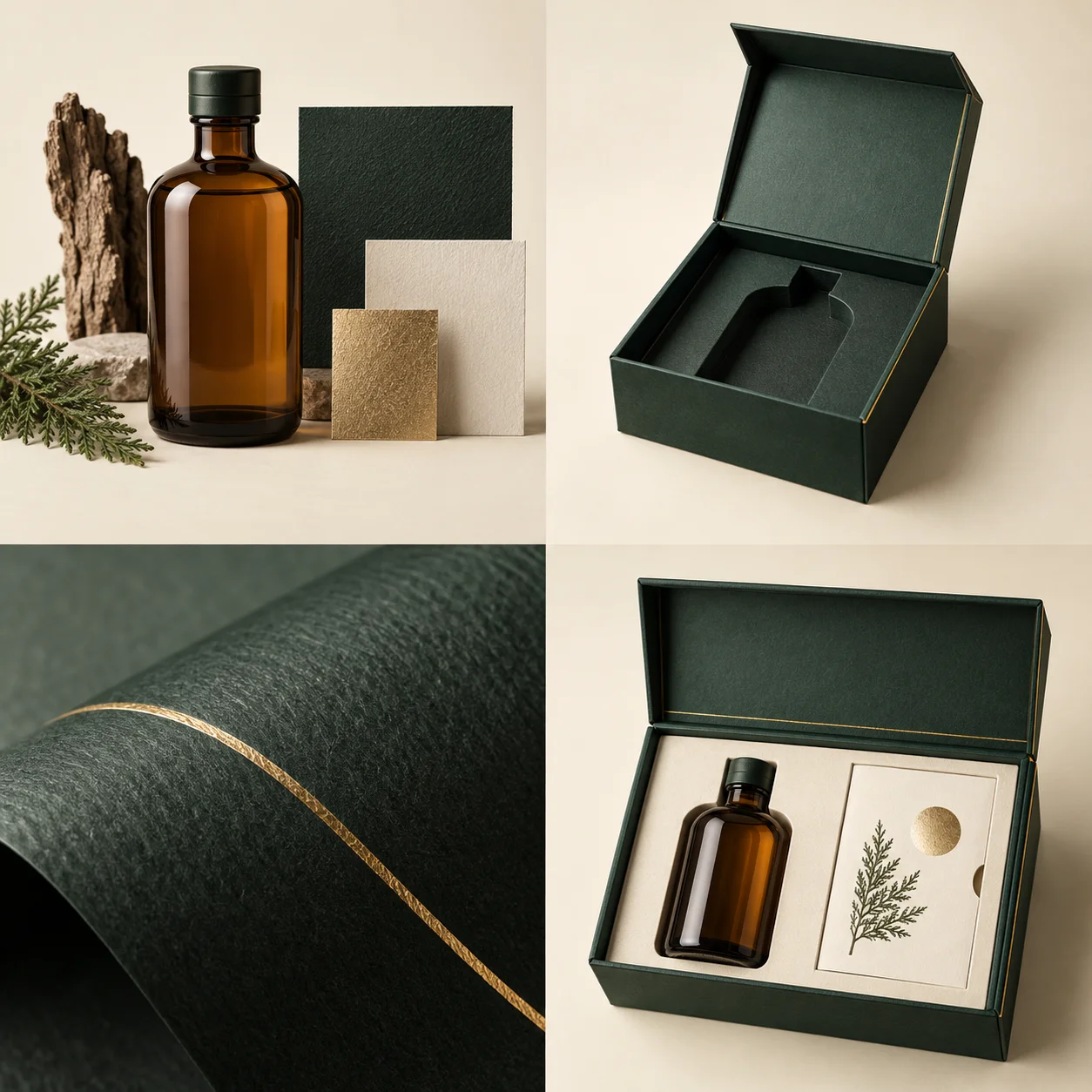 Four stages: Collector packaging: material and detail