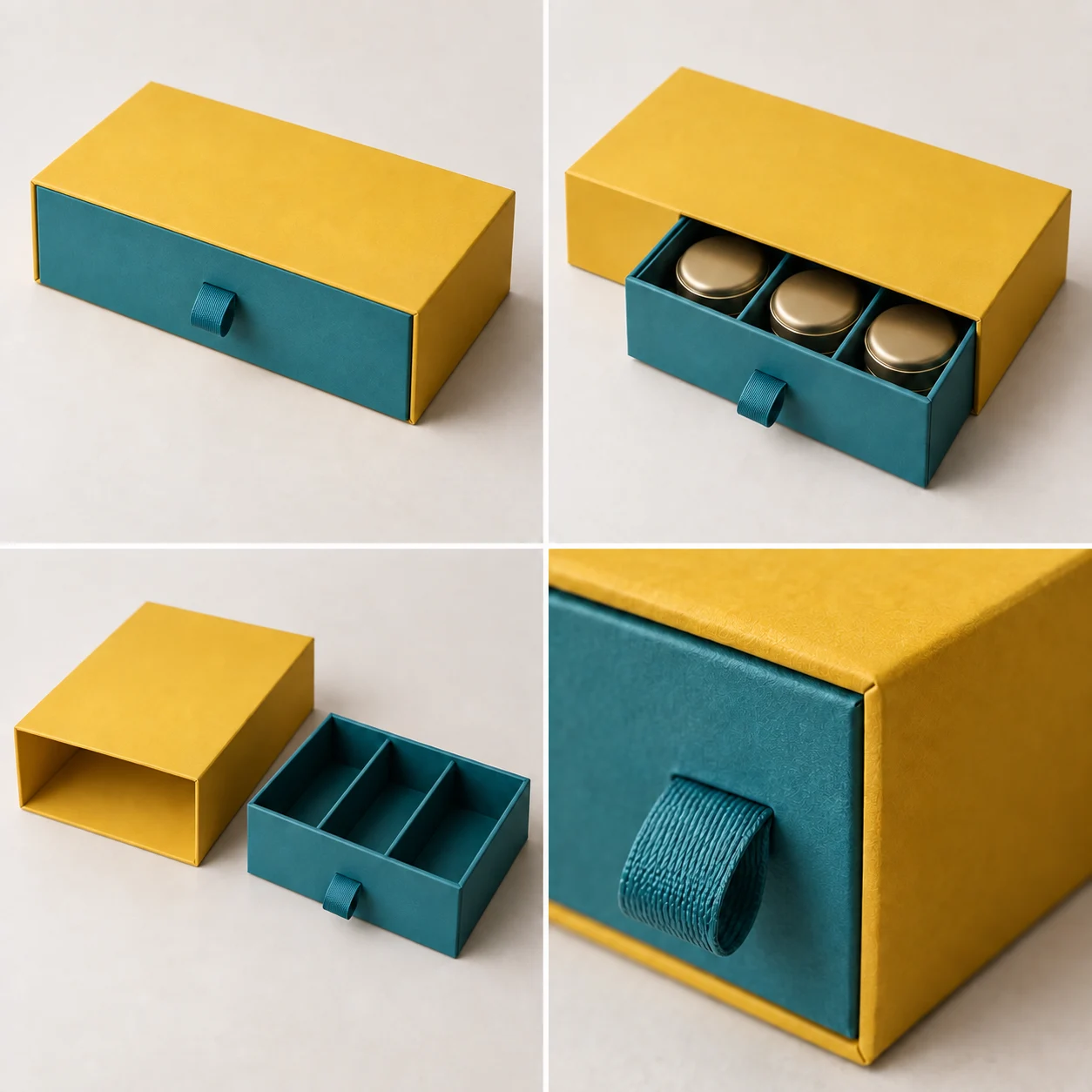 Illustrative concept: Drawer box and ribbon pull concept