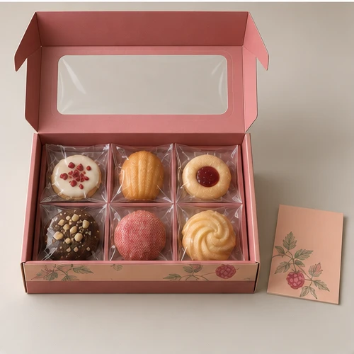 Window bakery gift carton