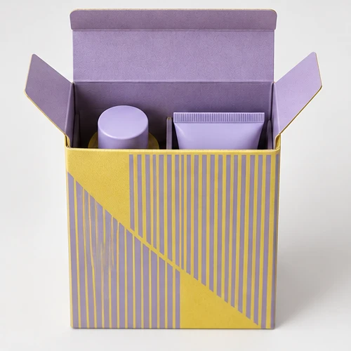Skincare duo — Crash-lock bottom carton