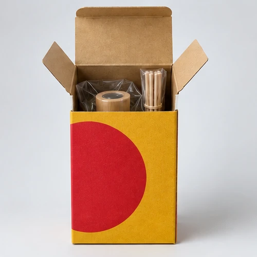 Custom reed diffuser packaging — Tuck-end carton — Packed presentation