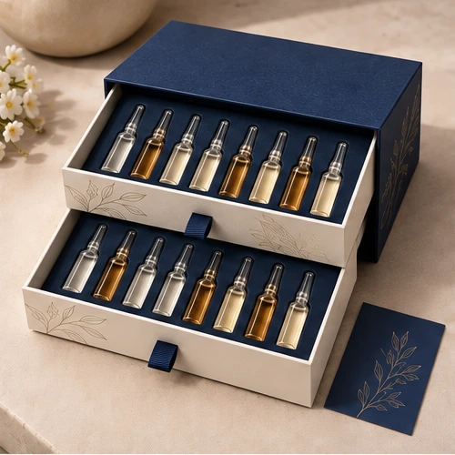 Beauty ampoule collection — Two-drawer box