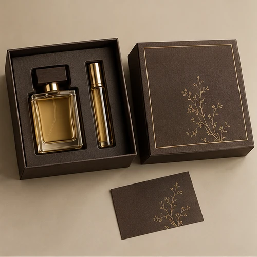 Perfume and refill — Lift-off lid