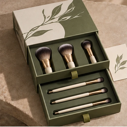 Professional brush set — Two-drawer box