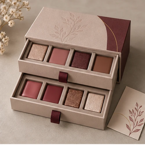 Miniature makeup collection — Two-drawer box