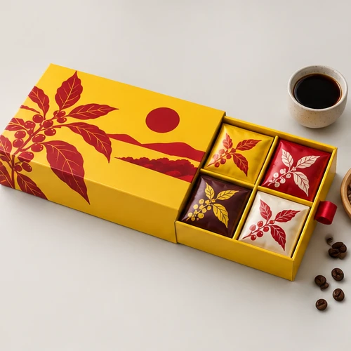 Coffee tasting flight — Drawer box