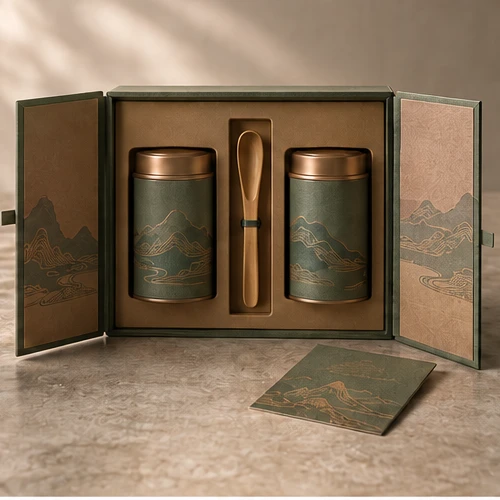 Tea ceremony collection — Double-door box