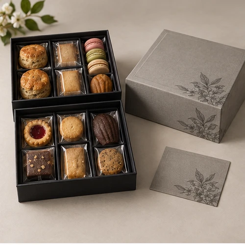 Afternoon tea assortment — Two-tier lift-off box