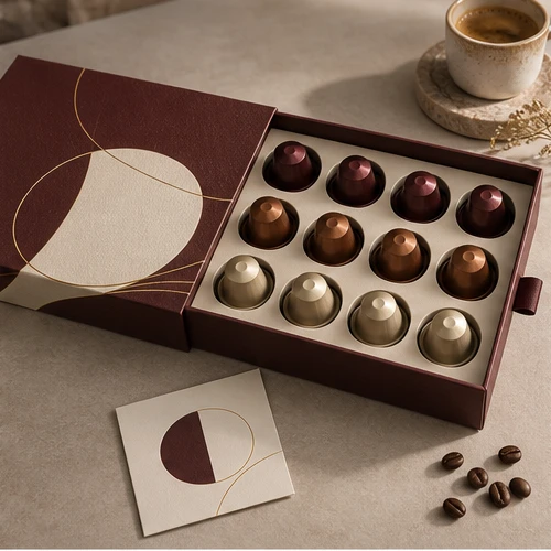 Coffee capsule selection — Drawer box