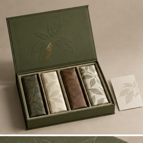 Chocolate bar collection — Magnetic book box