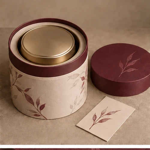 Roaster reserve tin — Shoulder-neck box