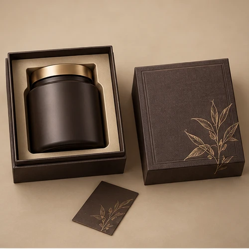Nutrition powder presentation — Shoulder-neck box