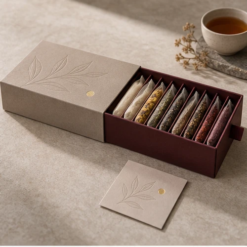 Mineral sachet collection — Drawer box