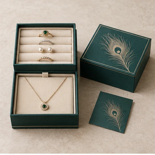 Jewellery wardrobe layers — Two-tier lift-off box