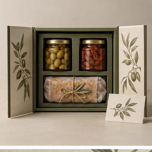 Gourmet pantry gift — Double-door box