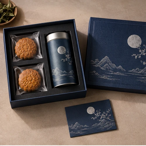 Mooncake and tea pairing — Lift-off lid