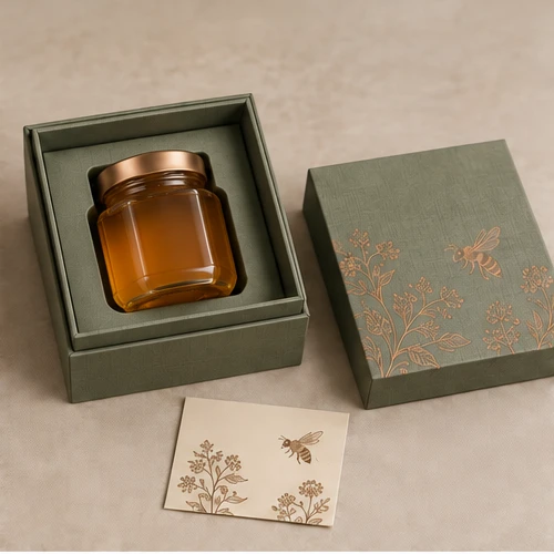 Honey reserve gift — Shoulder-neck box