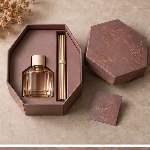 Hexagonal diffuser presentation box