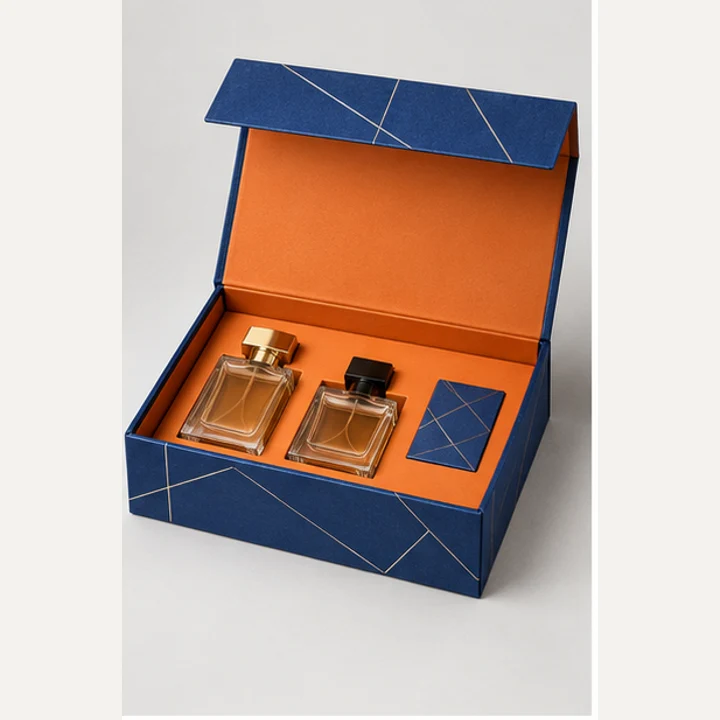 Perfume duo — Collapsible magnetic rigid box