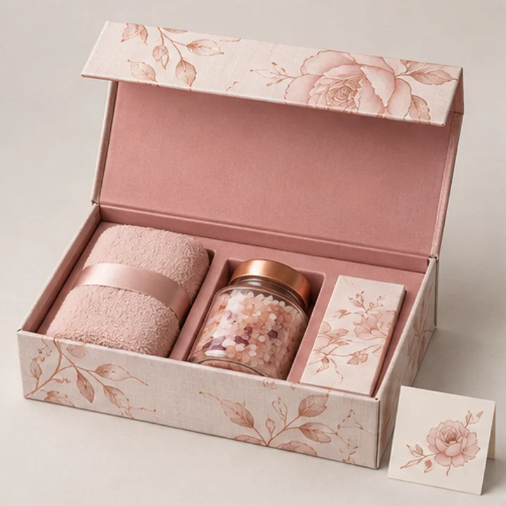 Spa accessory set — Collapsible magnetic rigid box