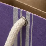 Custom skincare duo packaging — Cord-handle paper bag — Paper & finish
