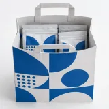Coffee pouches — Flat-paper handle bag