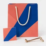 Custom candle jar packaging — Cord-handle paper bag — Complete set