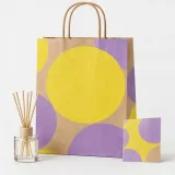 Custom reed diffuser packaging — Twisted-paper handle bag — Complete set