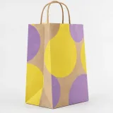 Custom reed diffuser packaging — Twisted-paper handle bag — Side gusset