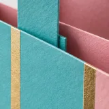Custom wrapped cookies packaging — Flat-paper handle bag — Paper & finish