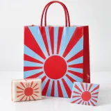 Custom soap bars packaging — Twisted-paper handle bag — Complete set