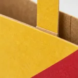 Custom lipstick trio packaging — Flat-paper handle bag — Paper & finish