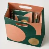 Stationery set — Die-cut handle paper bag