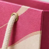 Custom wrapped mooncakes packaging — Cord-handle paper bag — Paper & finish