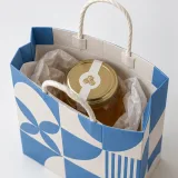 Honey jar — Twisted-paper handle bag