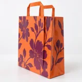 Custom hand cream duo packaging — Flat-paper handle bag — Side gusset