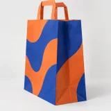 Custom tumbler packaging — Flat-paper handle bag — Side gusset
