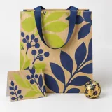 Custom festive confectionery packaging — Ribbon-handle paper bag — Complete set