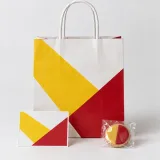 Custom client welcome kit packaging — Twisted-paper handle bag — Complete set