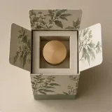 Custom skincare bottle folding carton packaging — Tuck-end carton — Packed presentation