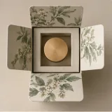 Custom skincare bottle folding carton packaging — Tuck-end carton — Product & insert