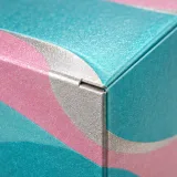 Custom tea sachets packaging — Window tuck carton — Material & finish