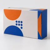 Custom coffee pouches packaging — Paperboard sleeve and tray — Side / rear