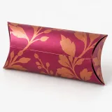 Custom wrapped chocolates packaging — Pillow carton — Side / rear