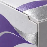 Custom sealed macarons packaging — Window tuck carton — Material & finish