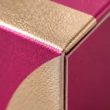 Custom jewelry pouch packaging — Paperboard sleeve and tray — Material & finish