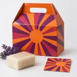 Custom soap bars packaging — Gable-top carton — Closed set