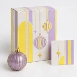Custom Christmas ornaments packaging — Crash-lock bottom carton — Closed set