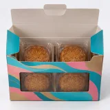 Wrapped mooncakes — Window tuck carton